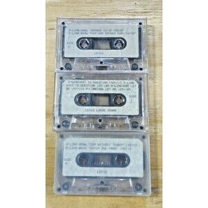 3 VINTAGE Levis Jeans Levi Strauss commercial cassettes promo 80's 90's tapes